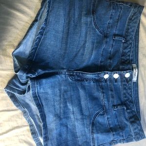 High Waisted Blue Jean Shorts